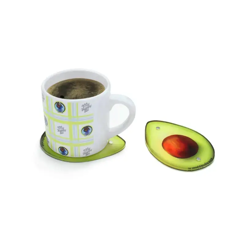 Magnetic Coaster Avocado