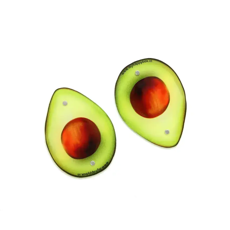 Magnetic Coaster Avocado