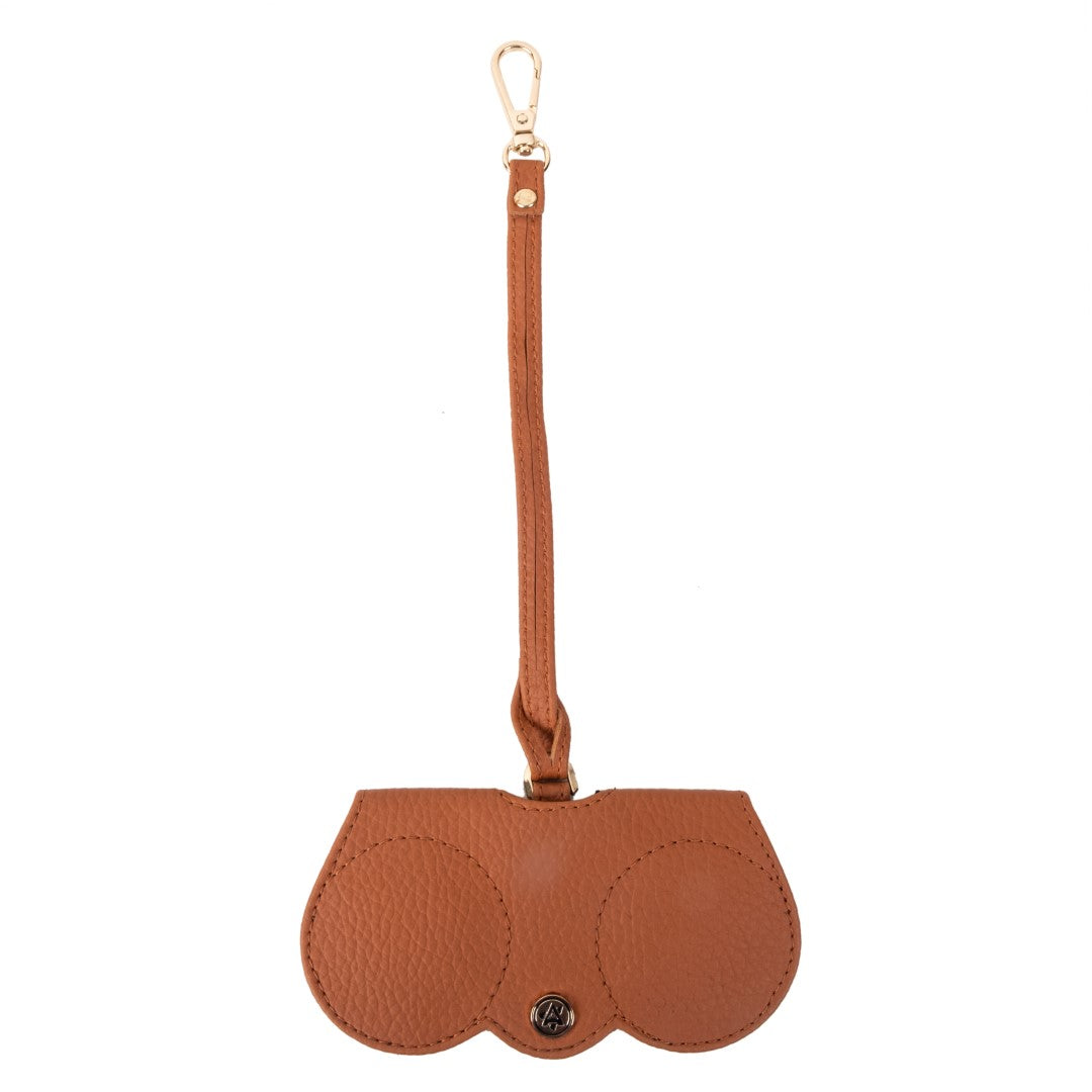 Crecent Moon Bag & Wristlet Wallet-Eyeglass Case Tan(Combo)