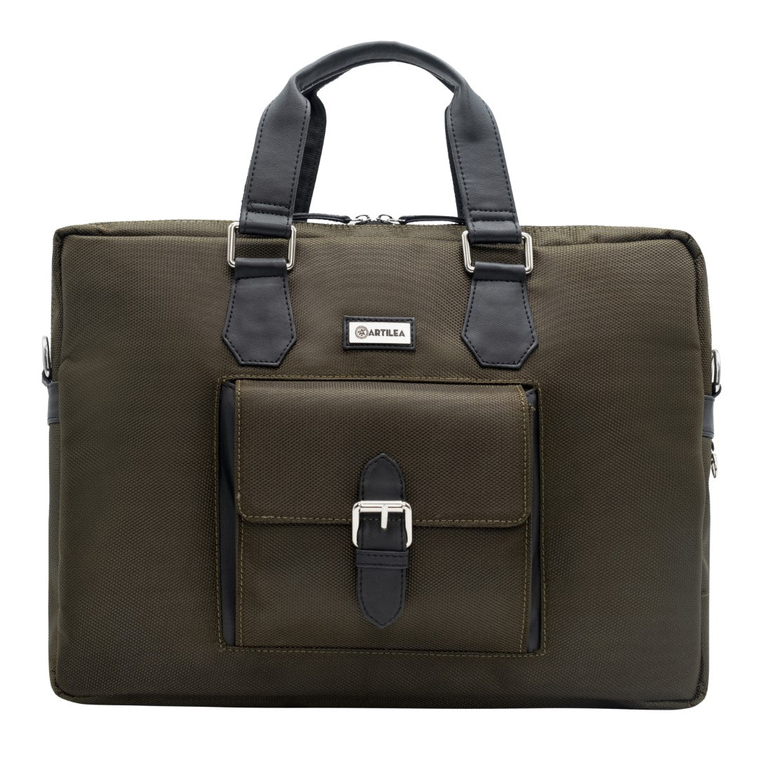 Laptop Bag & Cororate Gift Set (Dark Green)-Combo-(Olive green)
