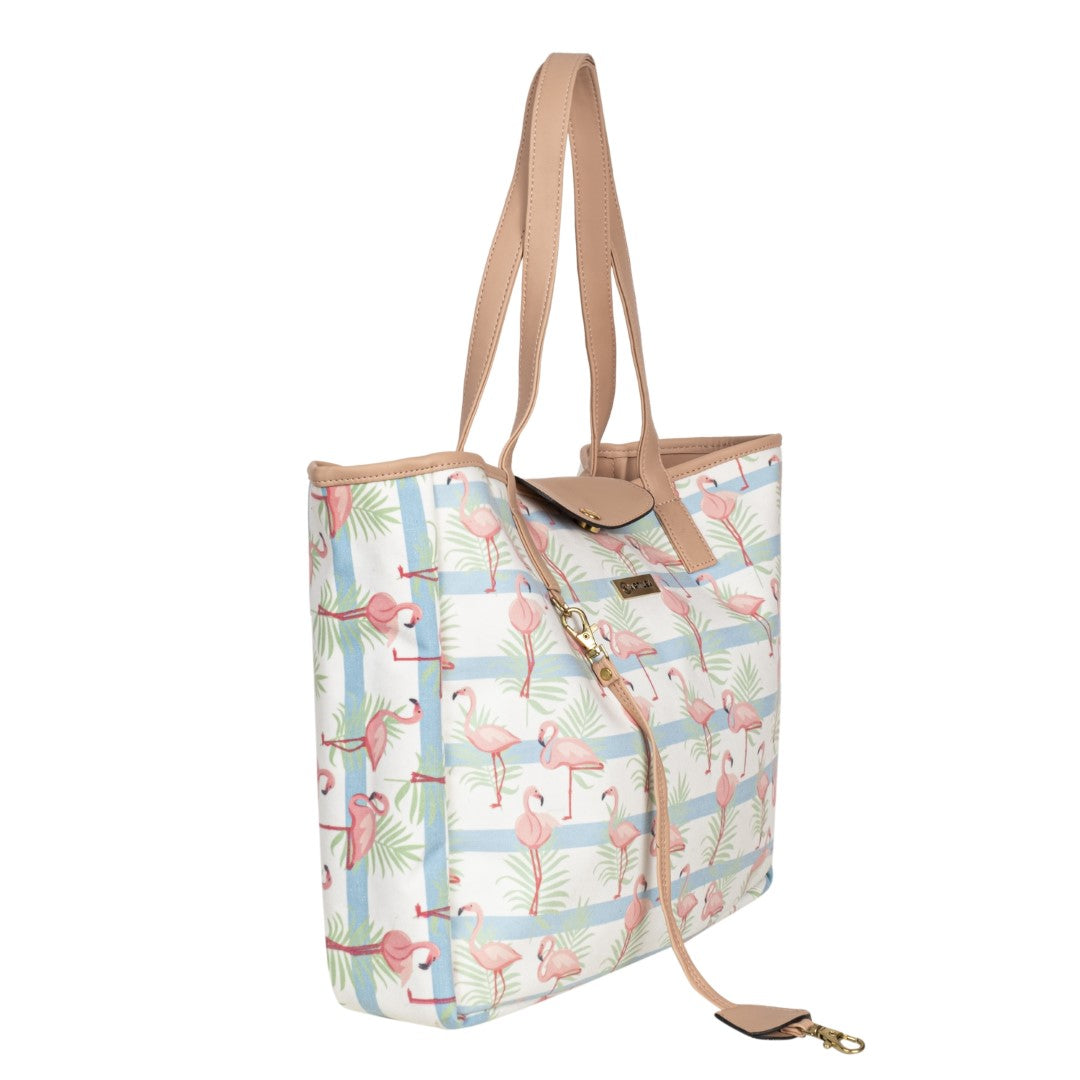 Reversible Tote Bag & Eyeglass Case Light Pink(Combo)