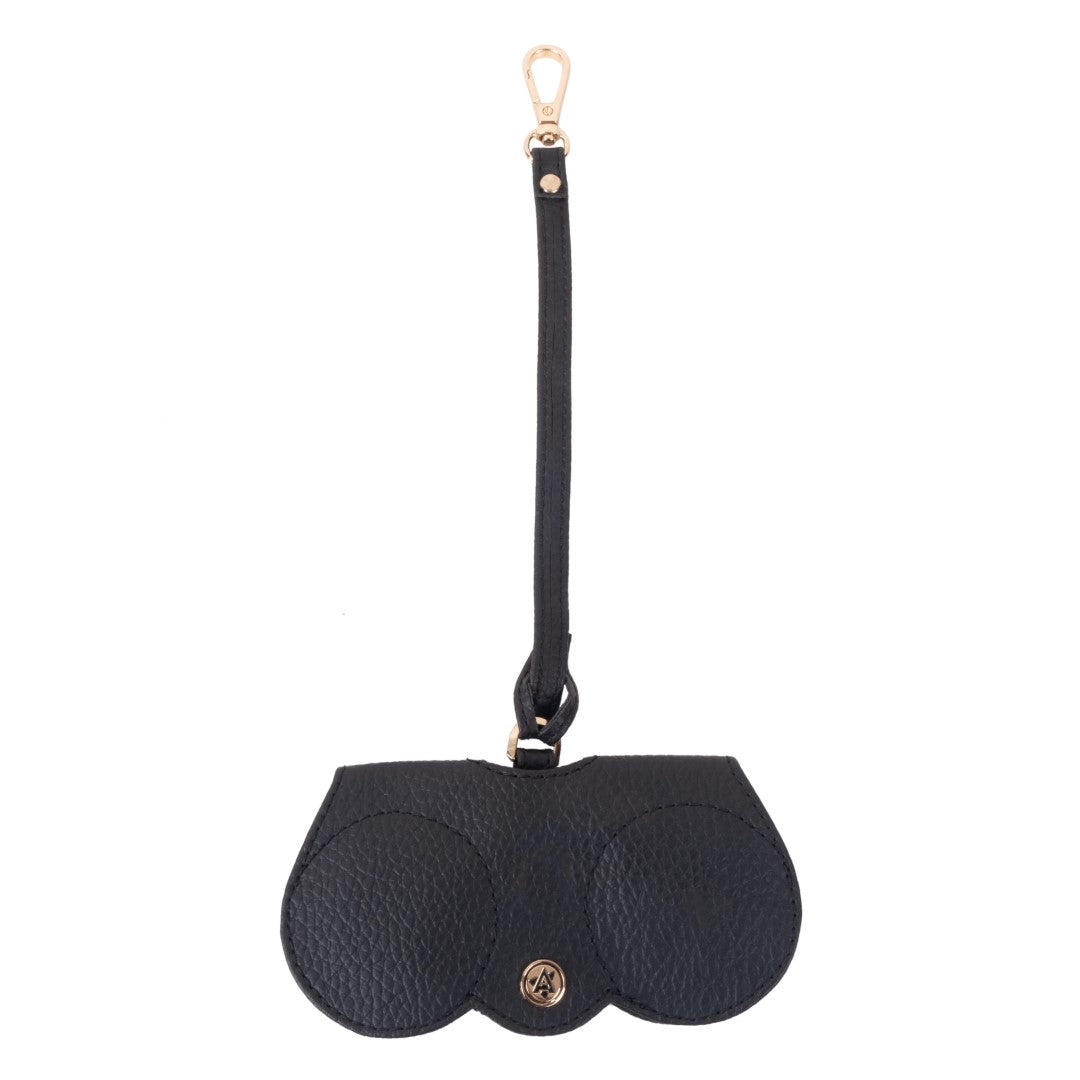 Hand Bag + Sling & Crescent Moon Bag-Eyeglass Case Black(Combo)