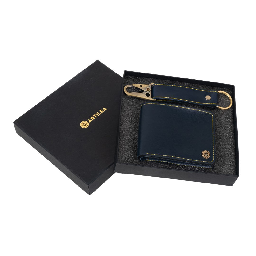 Laptop bag & Corporate gift set Blue(Combo)