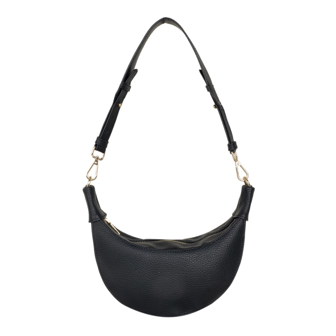 Crecent Moon Bag & Eyeglass Case Black(Combo)