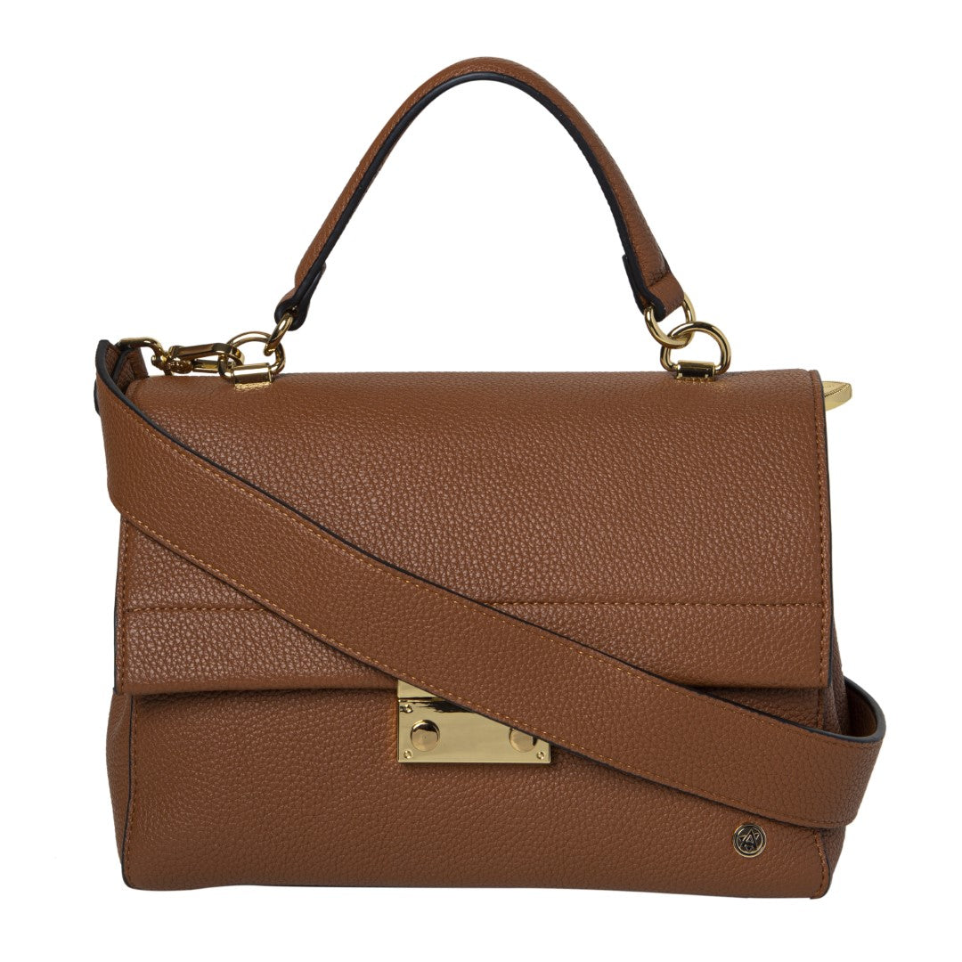 Hand Bag + Sling & Crecent Moon Bag-Eyeglass Case Tan(Combo)