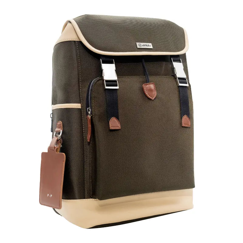 ULTIMATE BACKPACK - Green & Beige
