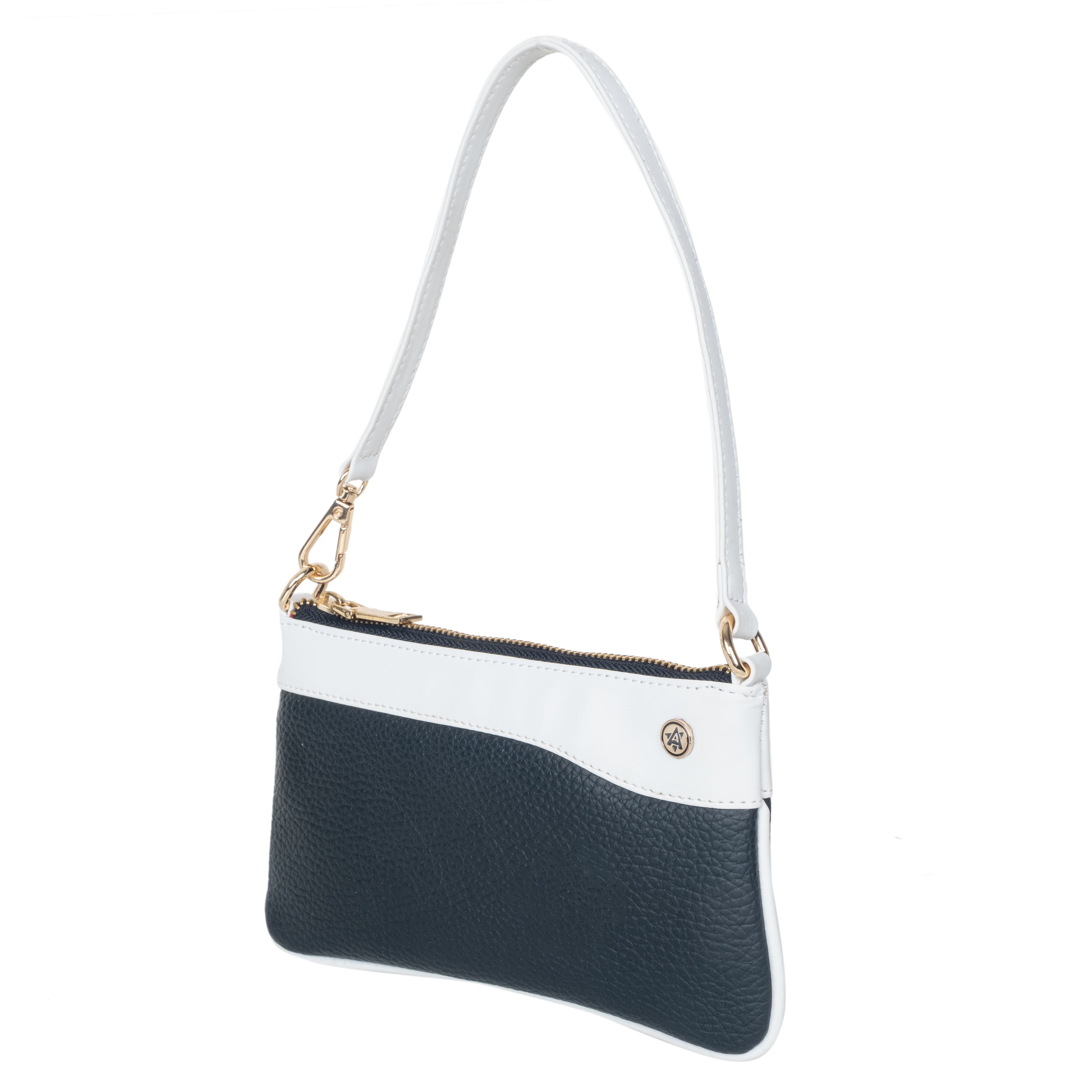 Wristlet Wallet & Eyeglass Case Black White(Combo)