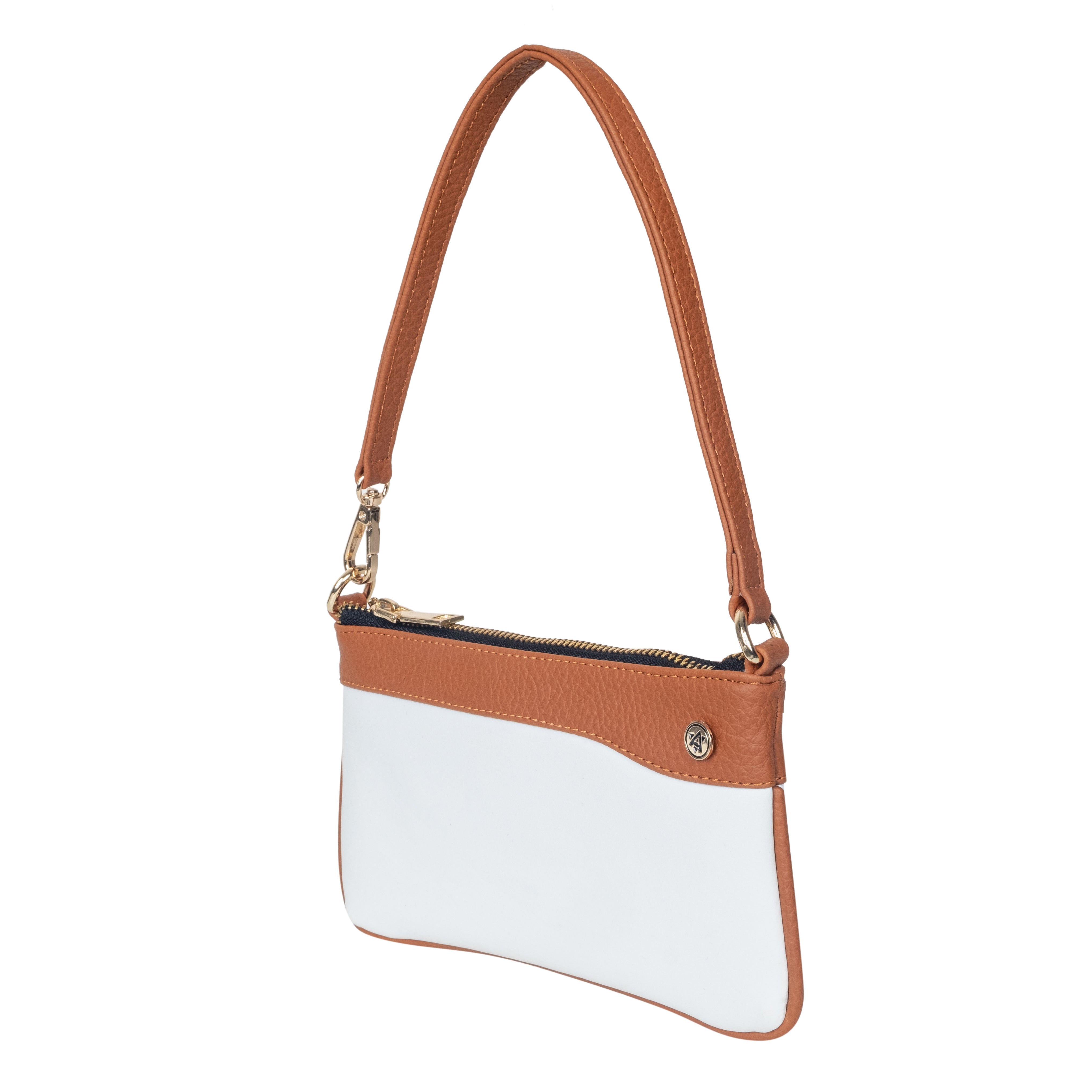 Wristlet Wallet & Eyeglass Case White, Tan(Combo)