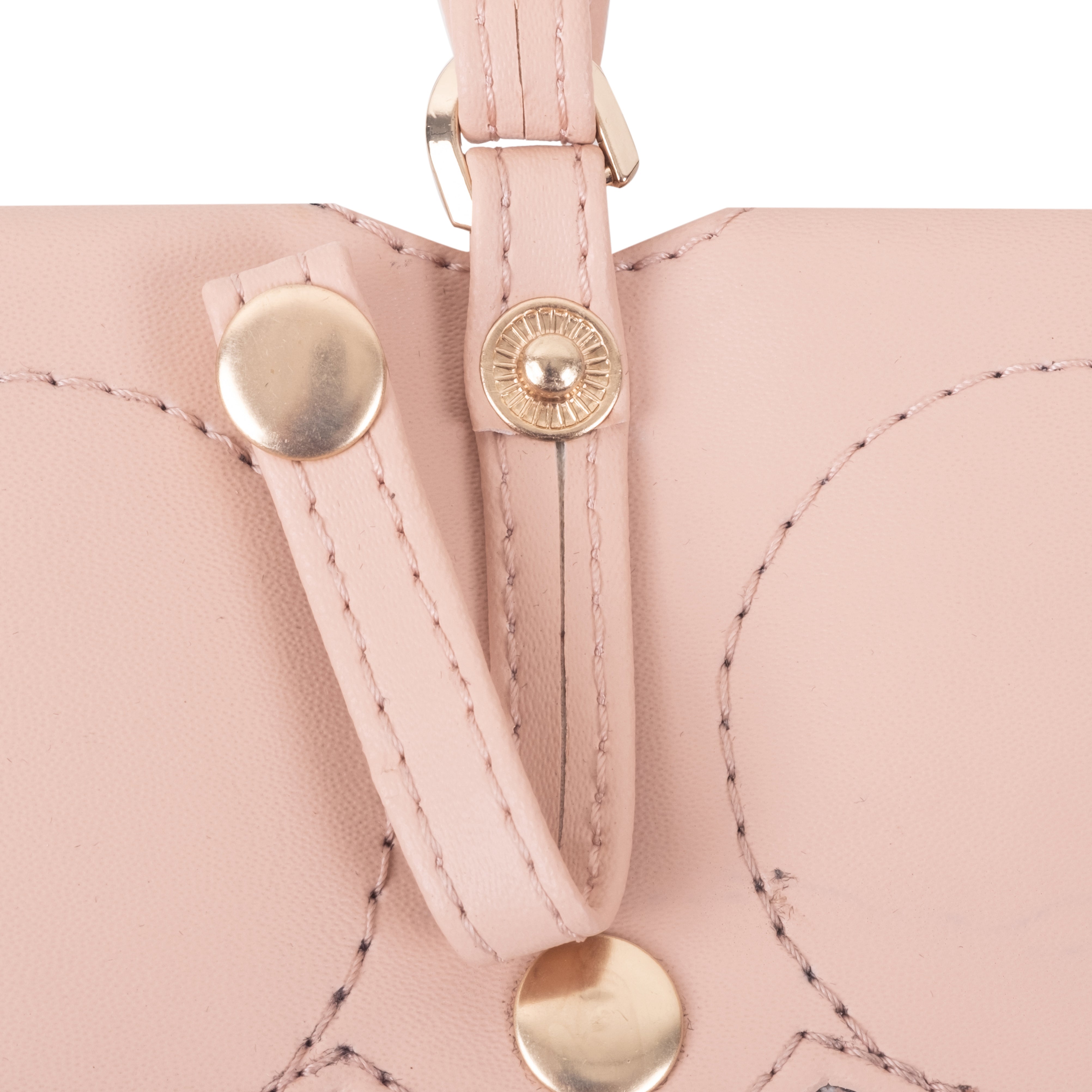 Crecent Moon Bag & Wristlet Wallet-Eyeglass Case Light Pink(Combo)