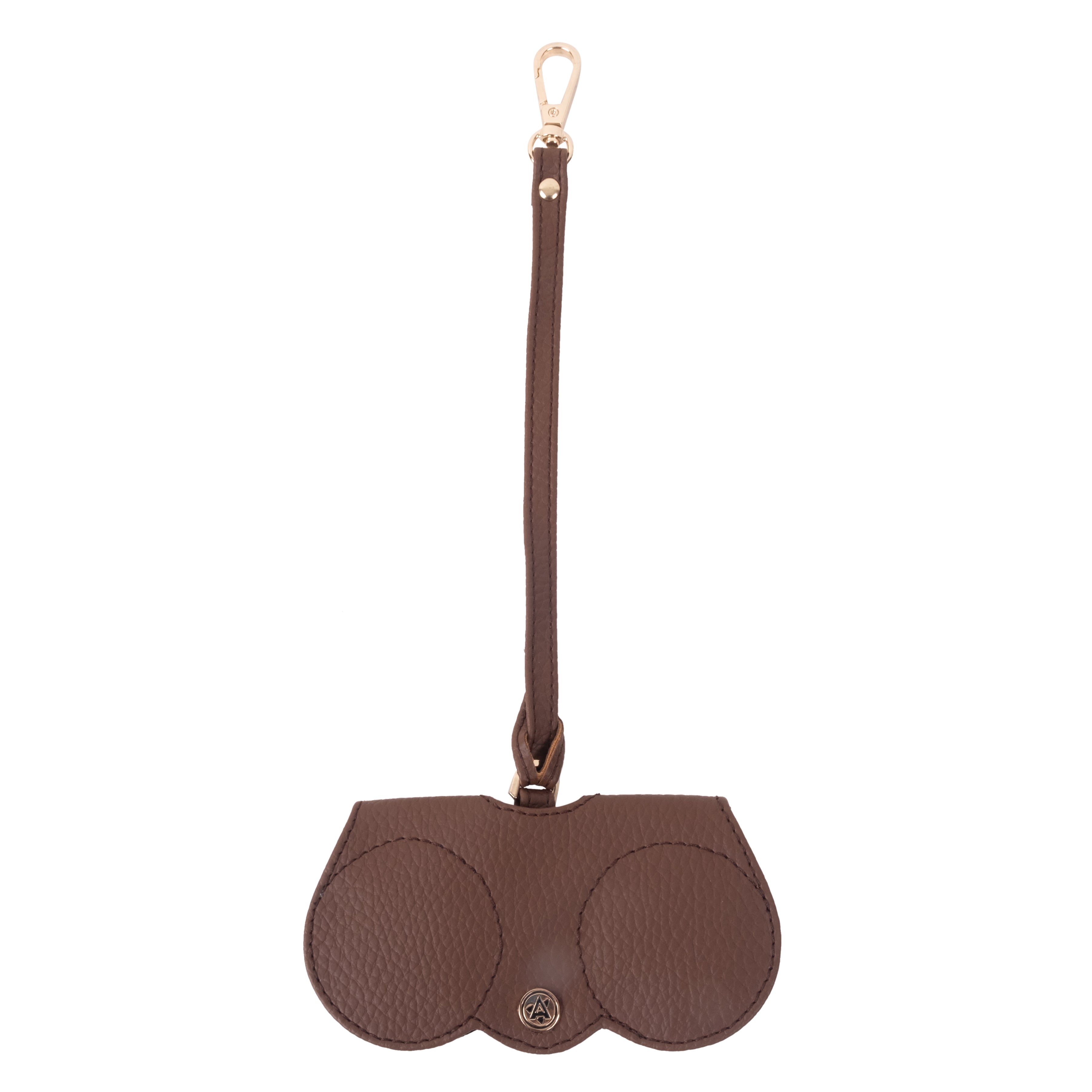 Wristlet Wallet & Eyeglass Case Tan,Brown (Combo)