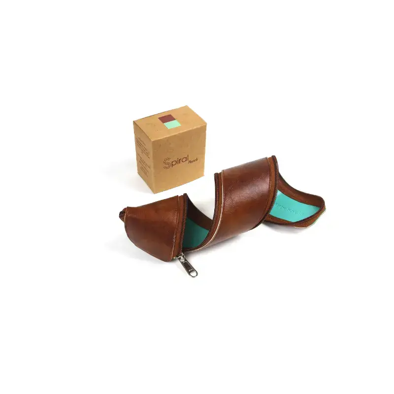 Spiral Pouch - Brown