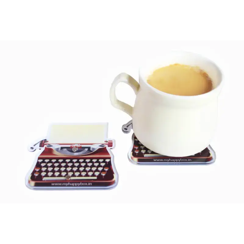 Magnetic Coaster Typewriter