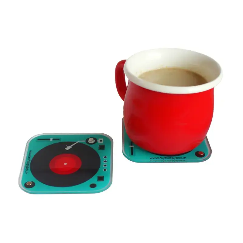 Magnetic Coaster Gramaphone