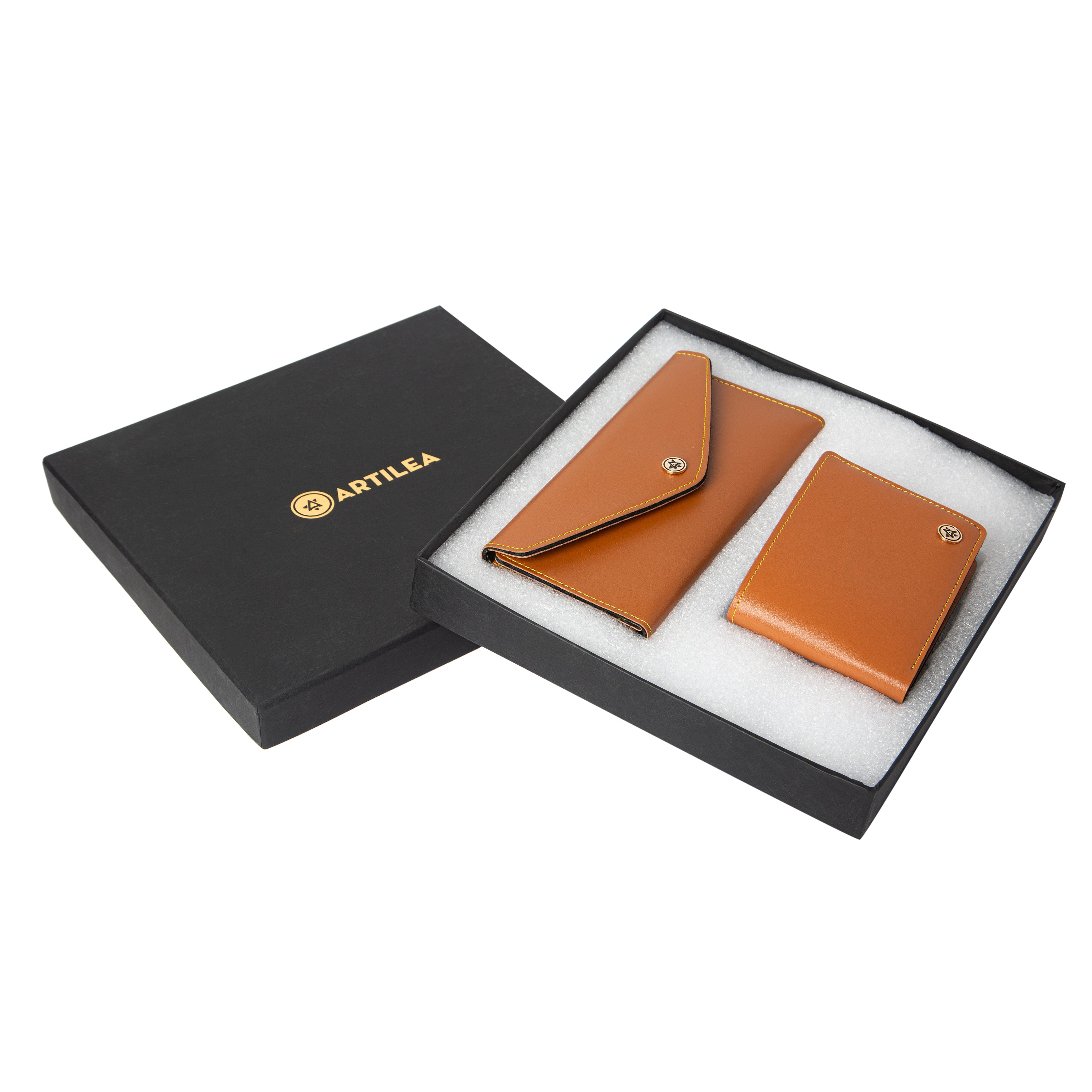 Men & Women Wallet Set - Navy Blue