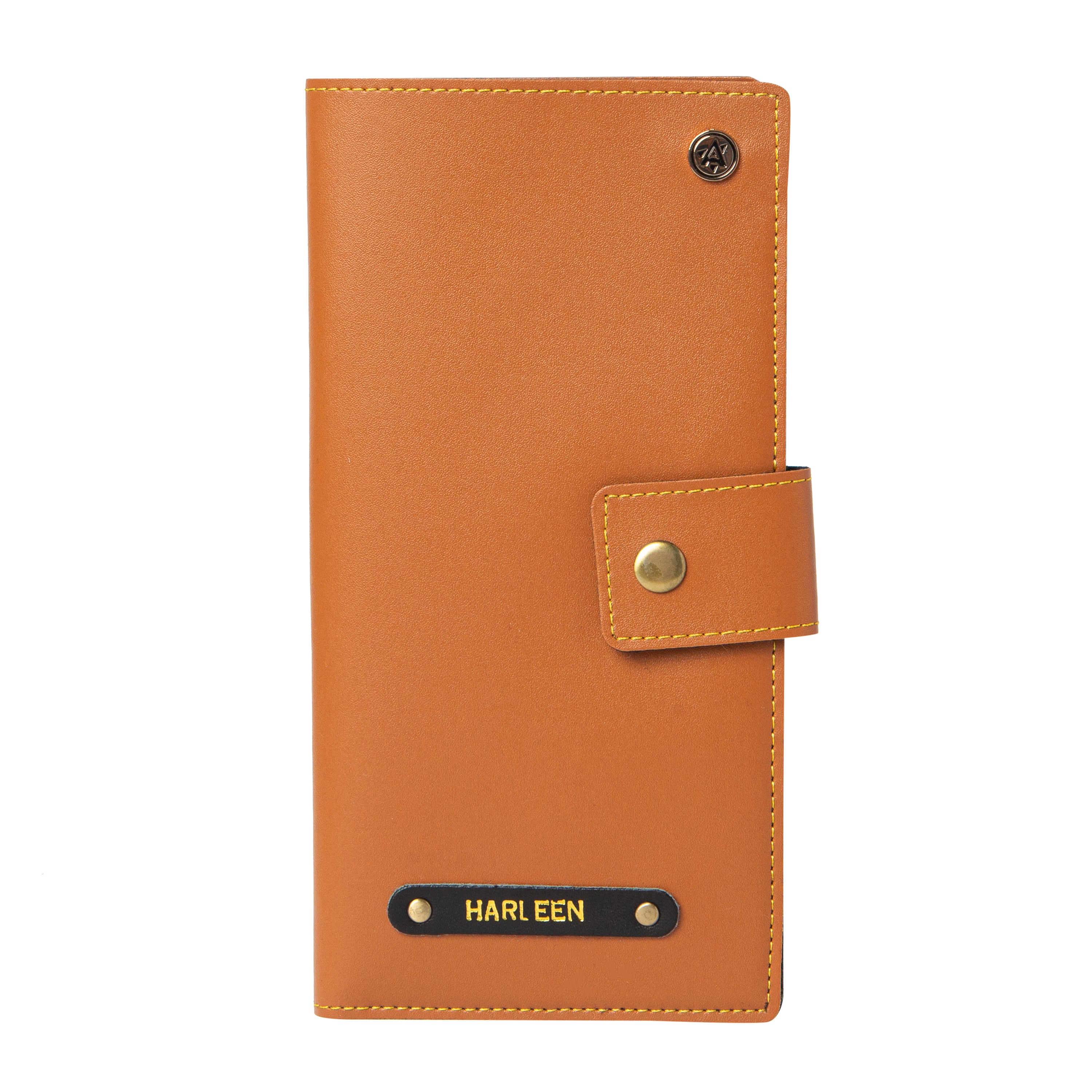 Travel Wallet & Passport Cover-Tan