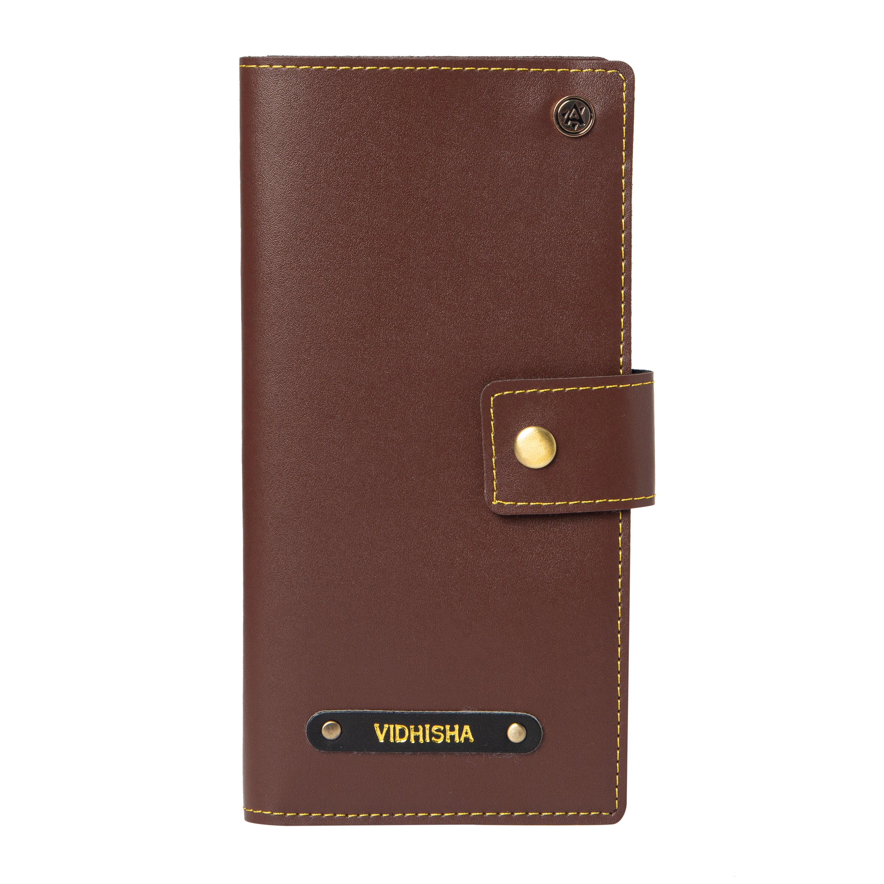 Travel Wallet & Passport Cover-Brown