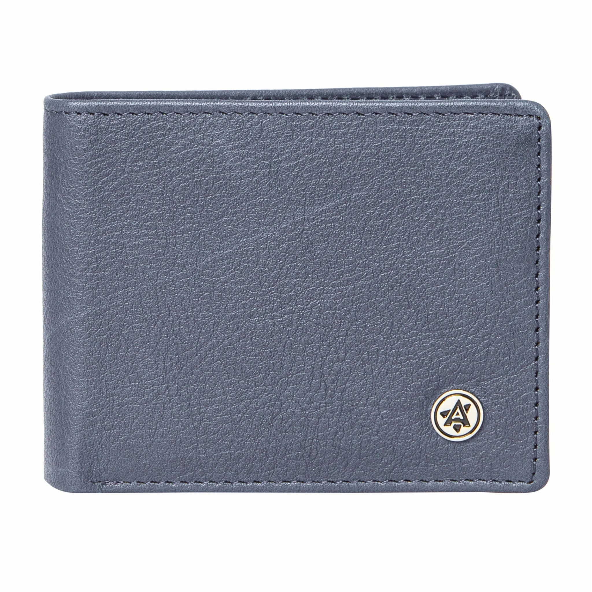 Genuine Leather Navy Blue Wallet