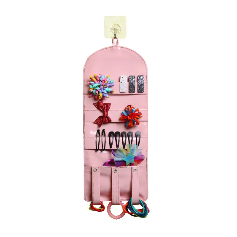 Hair Accessories Organizer Pink