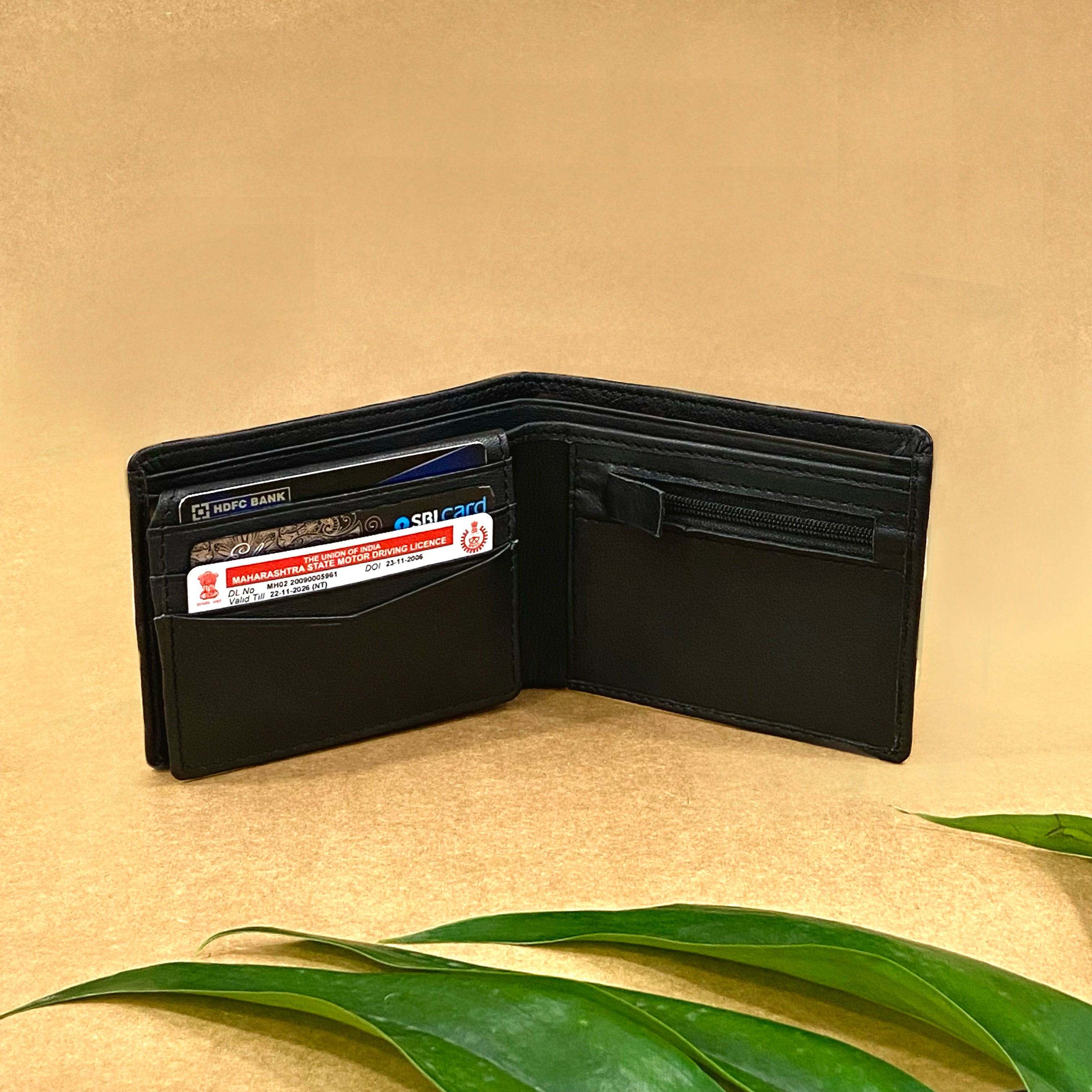 Genuine Leather Black Wallet