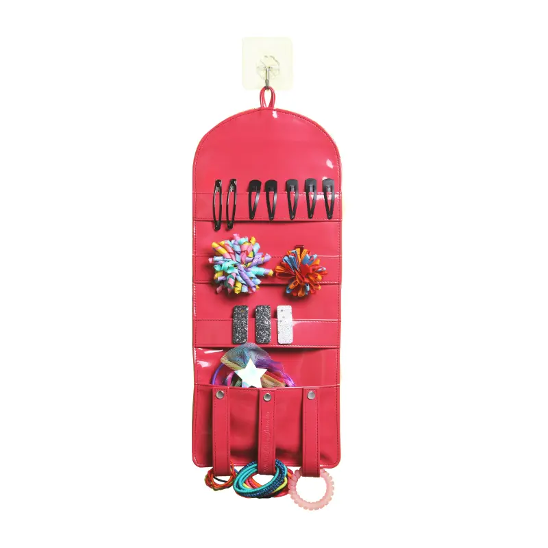 Hair Accessories Organizer Red
