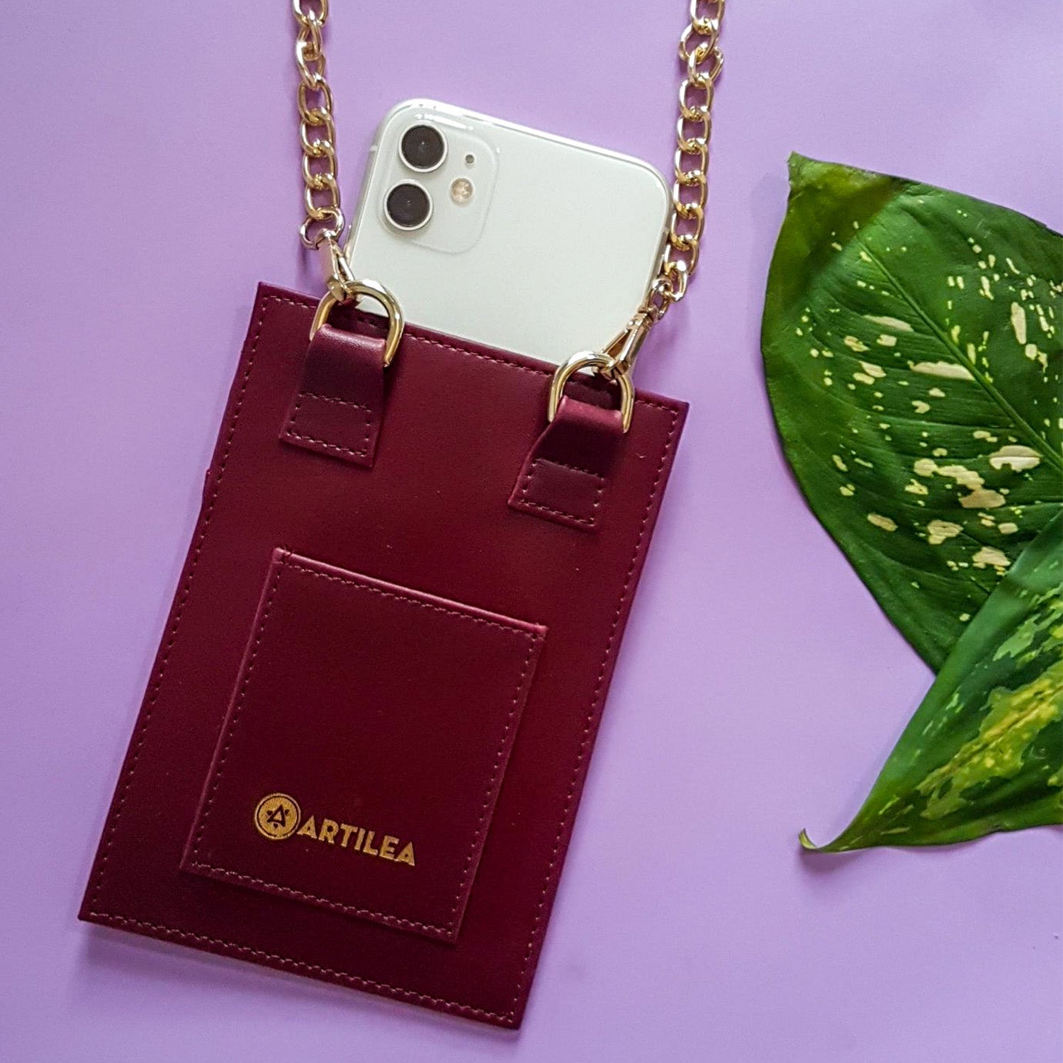 Mobile Sling Bag - Wine