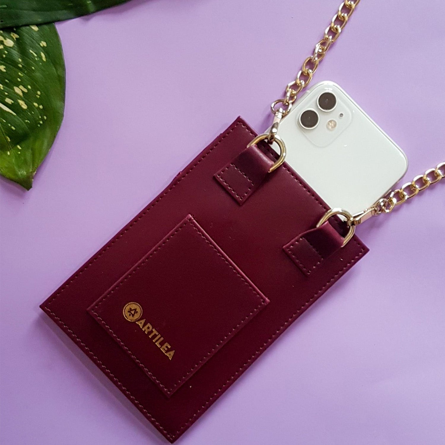 Mobile Sling Bag - Wine
