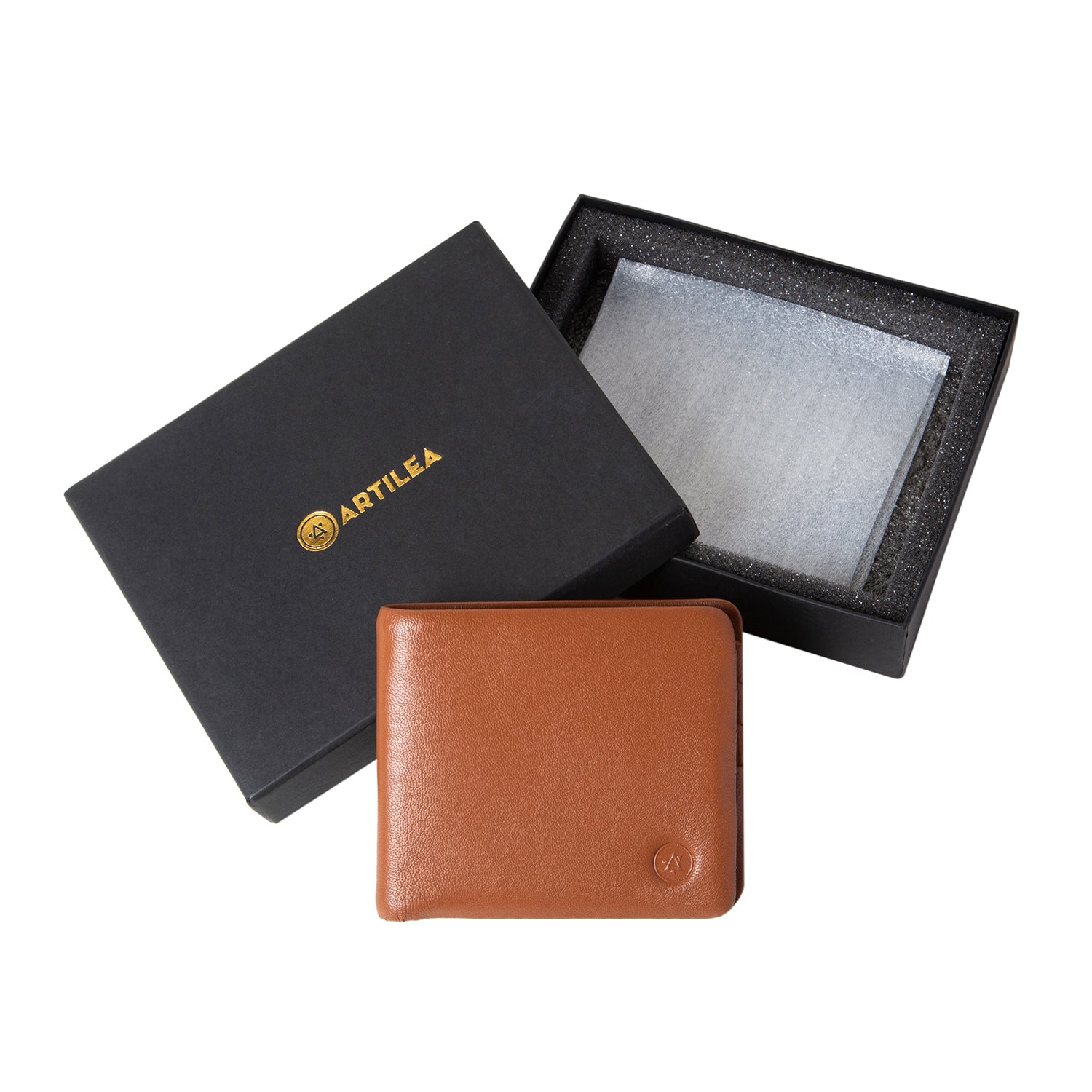 Genuine Italian Handcrafted Leather Wallet - Tan
