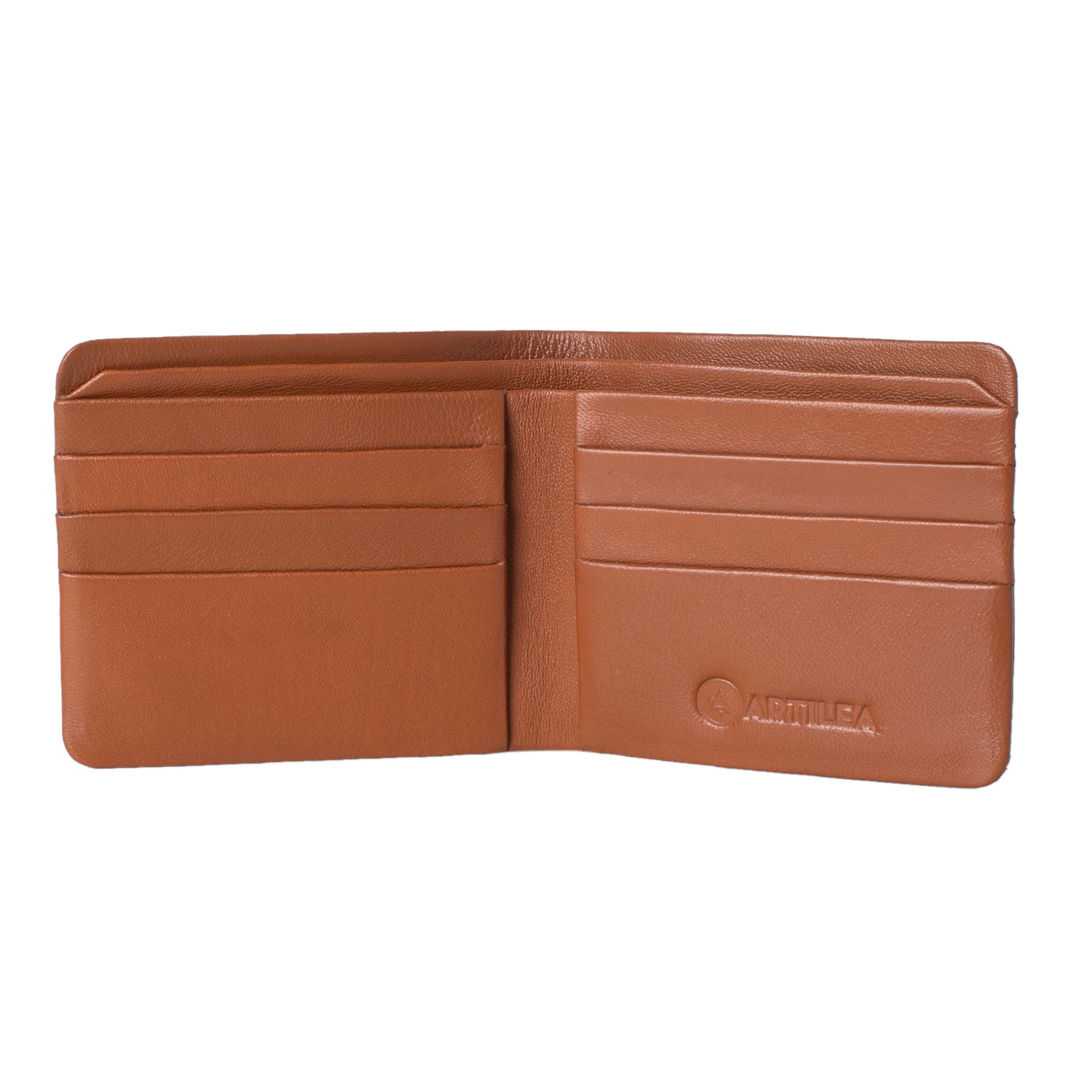 Genuine Italian Handcrafted Leather Wallet - Tan