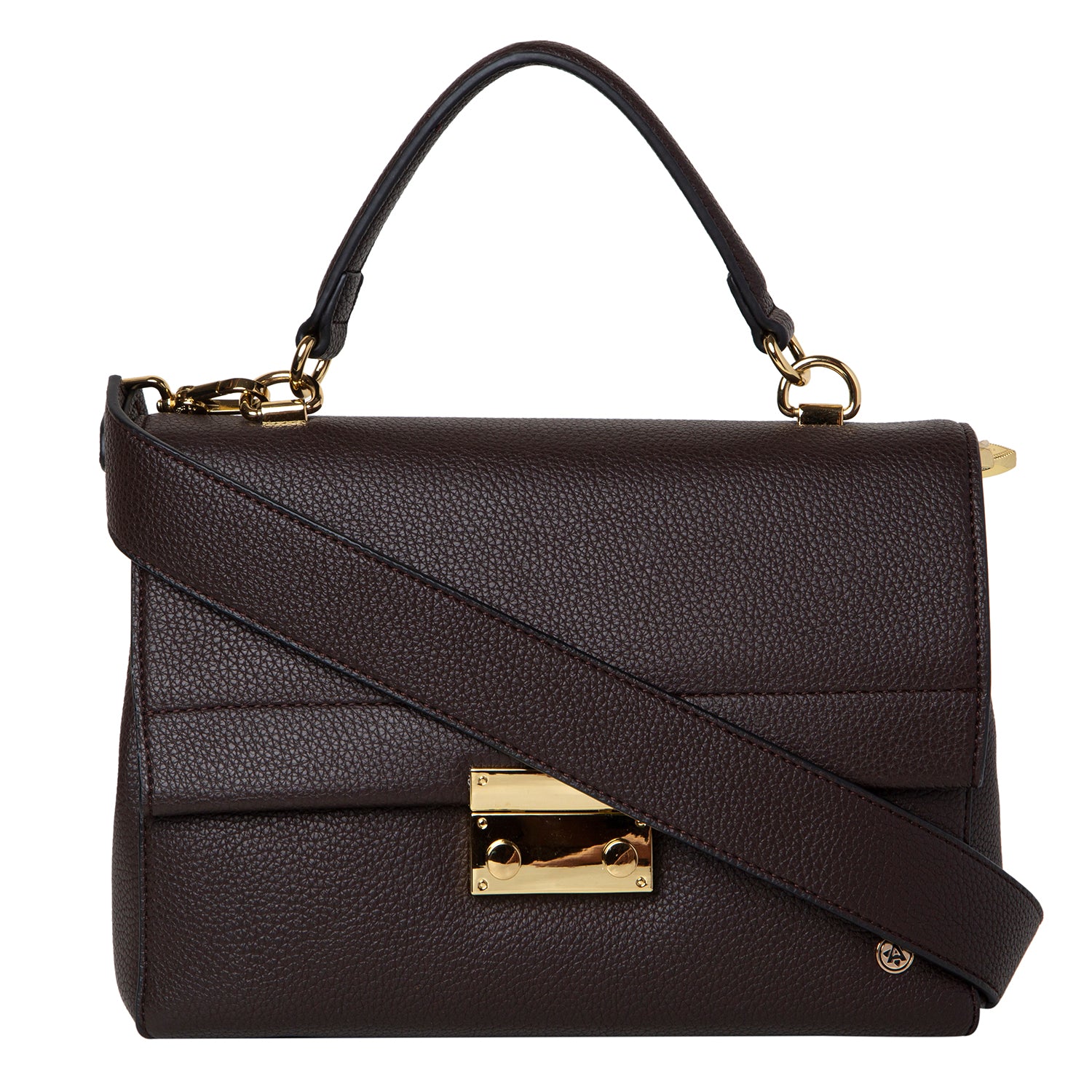 Handbag And Sling - Brown
