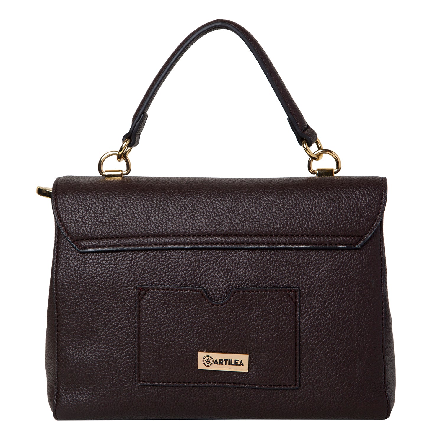 Handbag And Sling - Brown