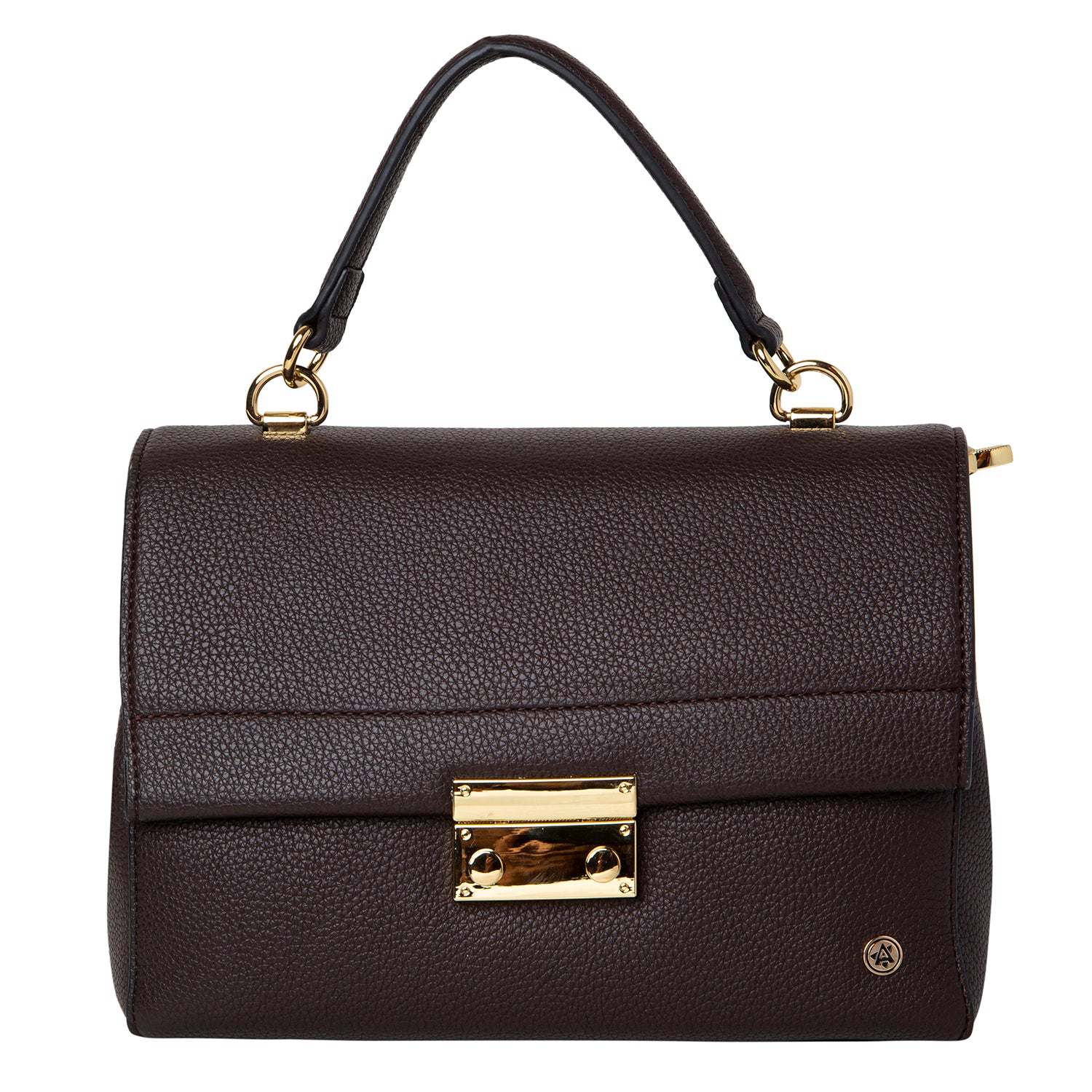 Handbag And Sling - Brown