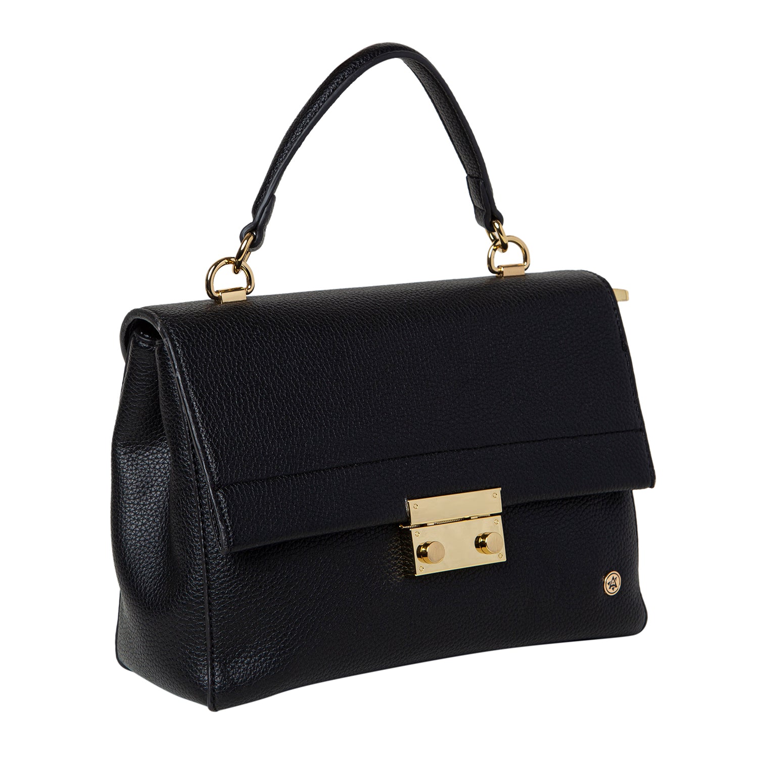 Handbag And Sling - Black