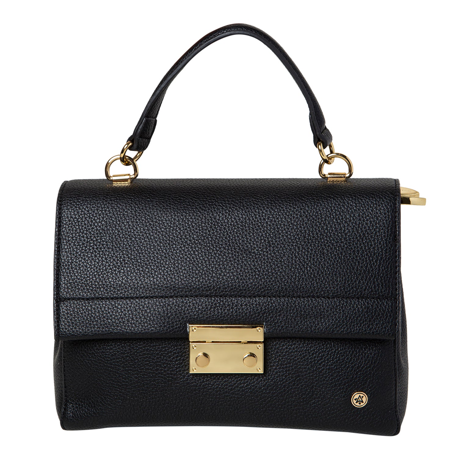 Handbag And Sling - Black