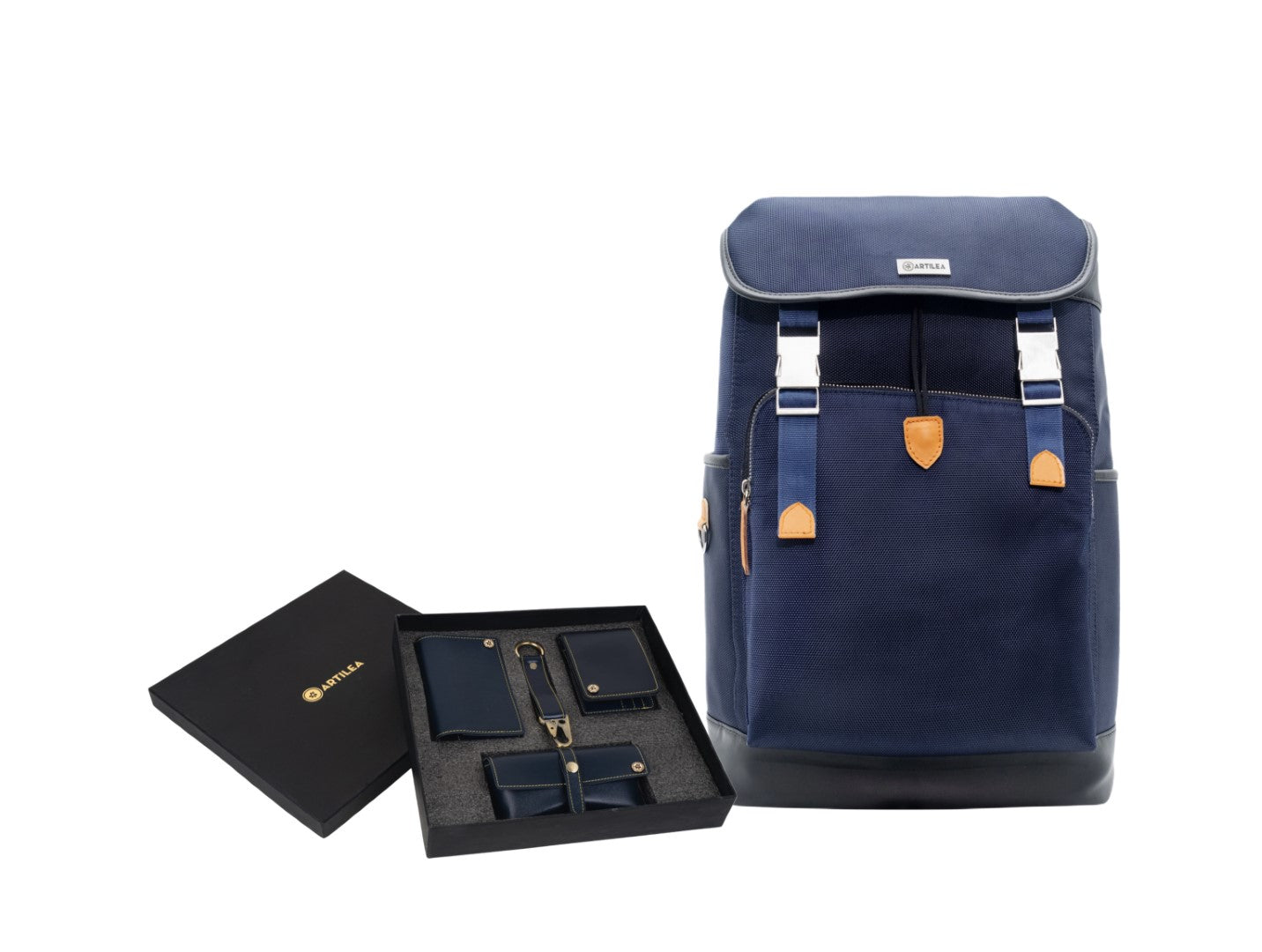 Ultimate Backpack Blue Corporate gift Set Blue (Combo)