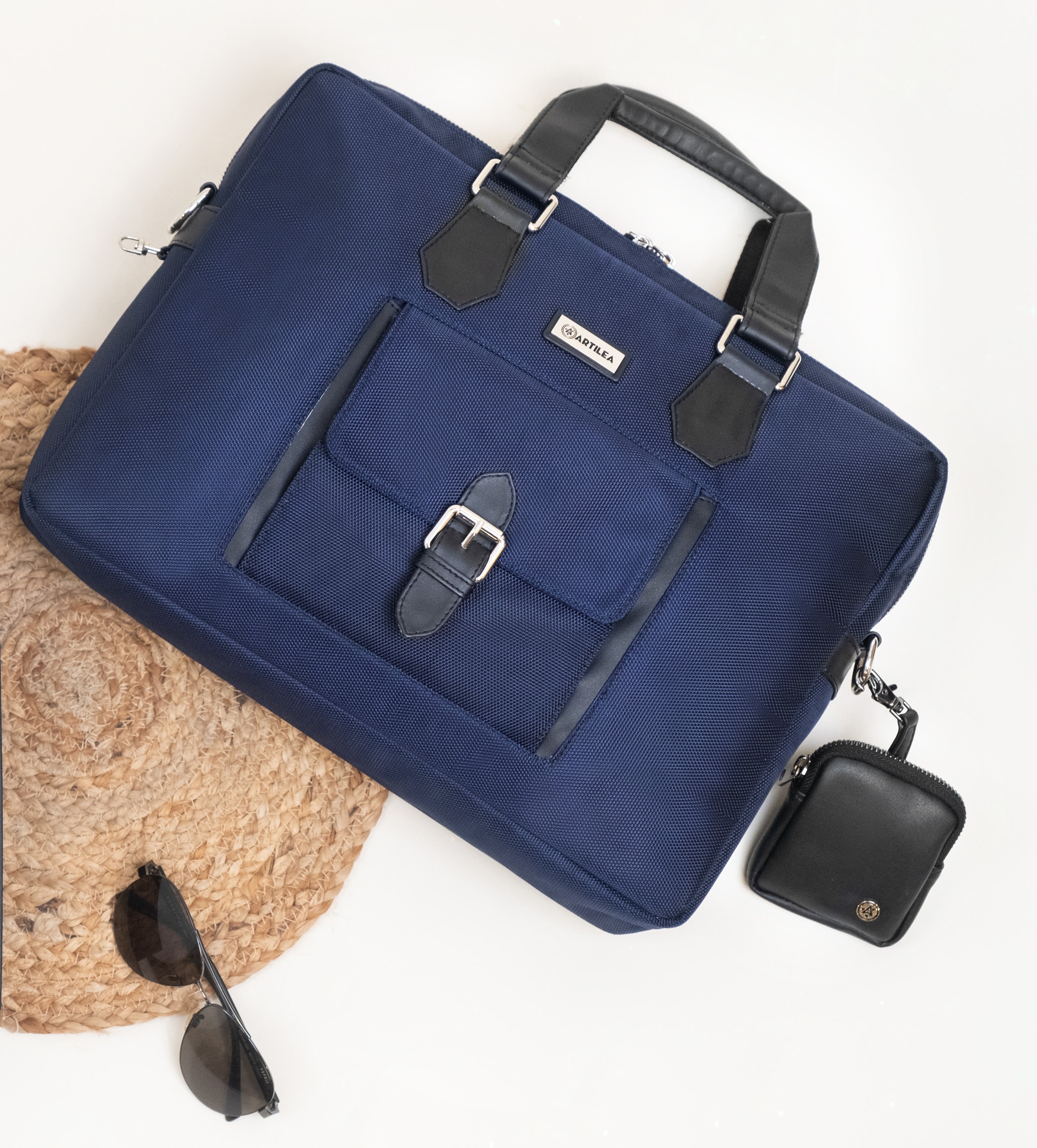 Smart Laptop Bag Matty And Rexene - Blue & Black