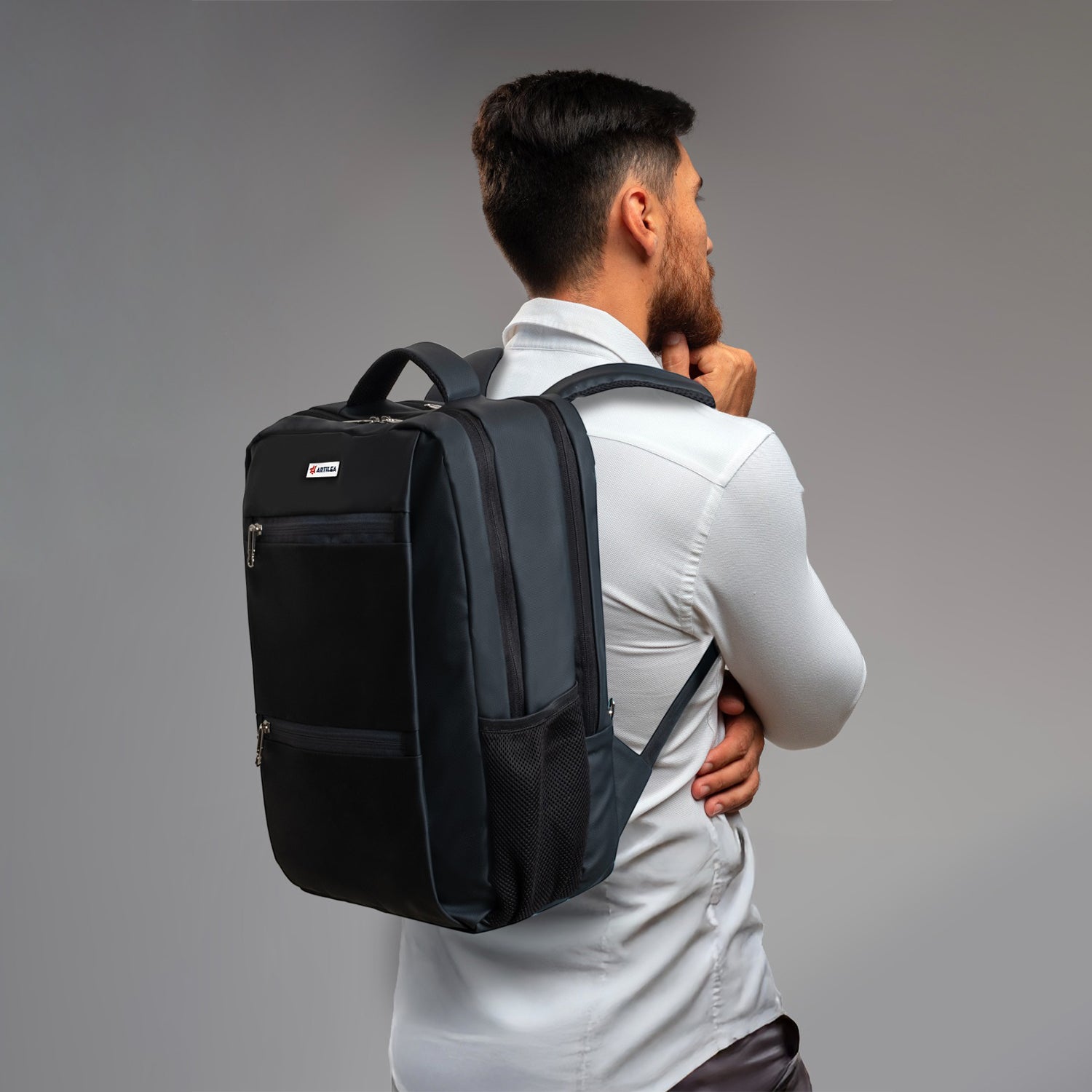 Ultra-Modern Laptop Backpack with USB Port – 3 Sections, Anti-Theft Pocket & Travel-Ready Design