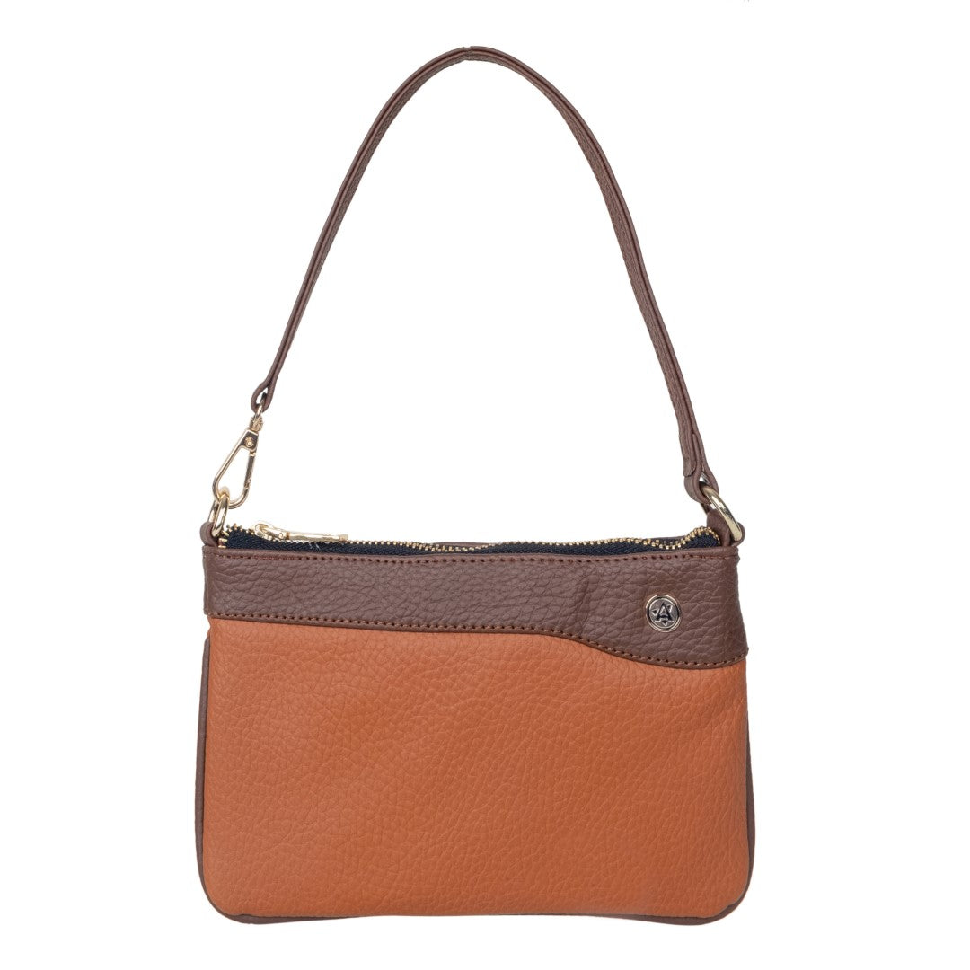 Crecent Moon Bag & Wristlet Wallet-Eyeglass Case Tan(Combo)