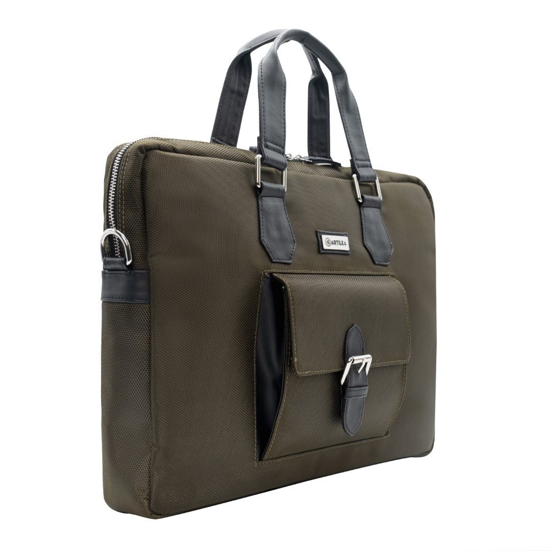 Laptop Bag & Ultimate Backpack-Combo (Olive Green)