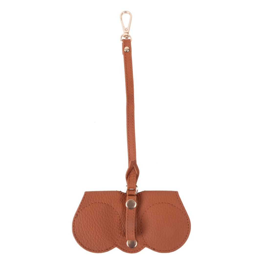 Crecent Moon Bag & Eyeglass Case Tan(Combo)