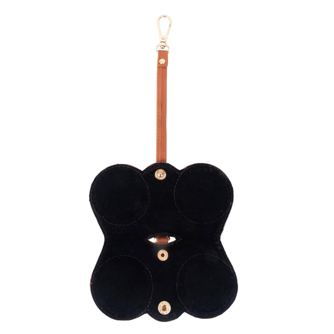 Crecent Moon Bag & Eyeglass Case Tan(Combo)