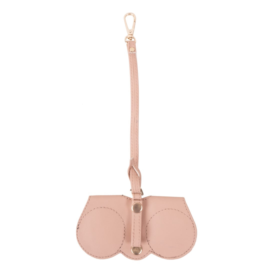 Reversible Tote Bag & Wristlet Wallet- Eyeglass Case Light Pink(Combo)