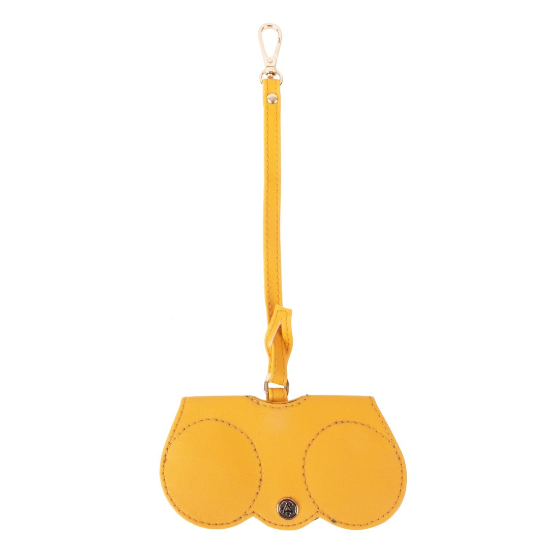 Crecent Moon Bag & Eyeglass Case Yellow(Combo)
