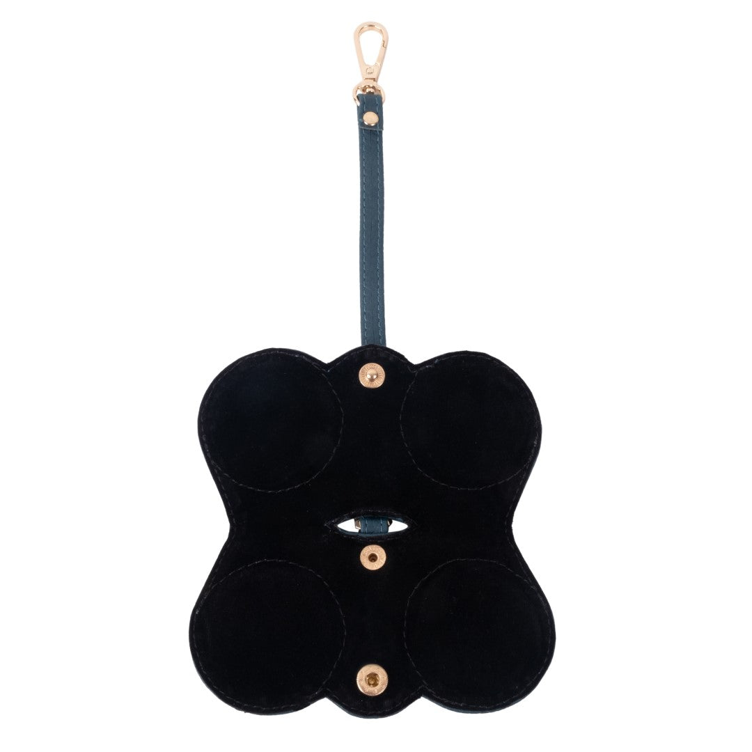 Crecent Moon Bag & Eyeglass Case Peacock Green(Combo)