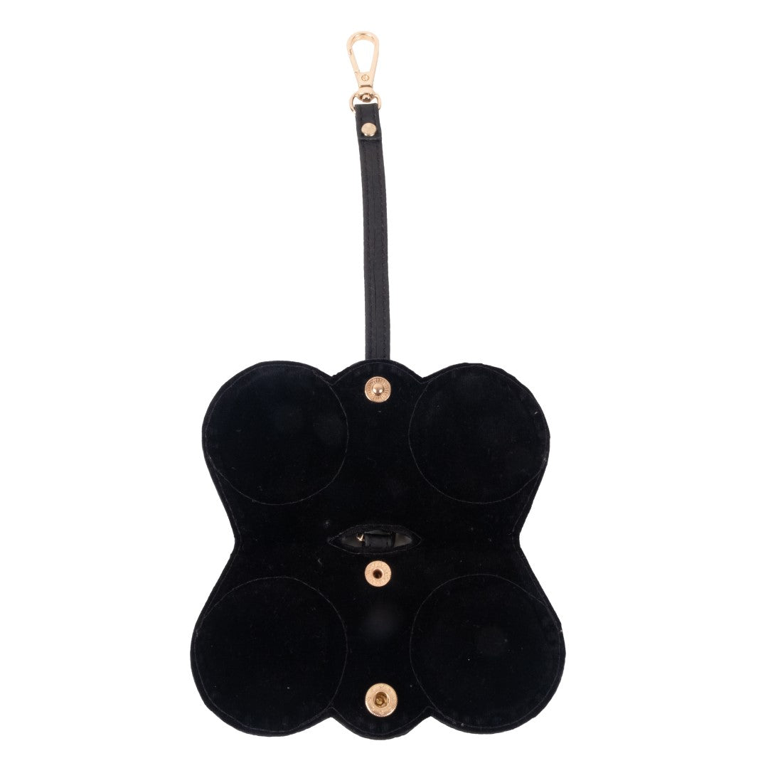 Crecent Moon Bag & Eyeglass Case Black(Combo)