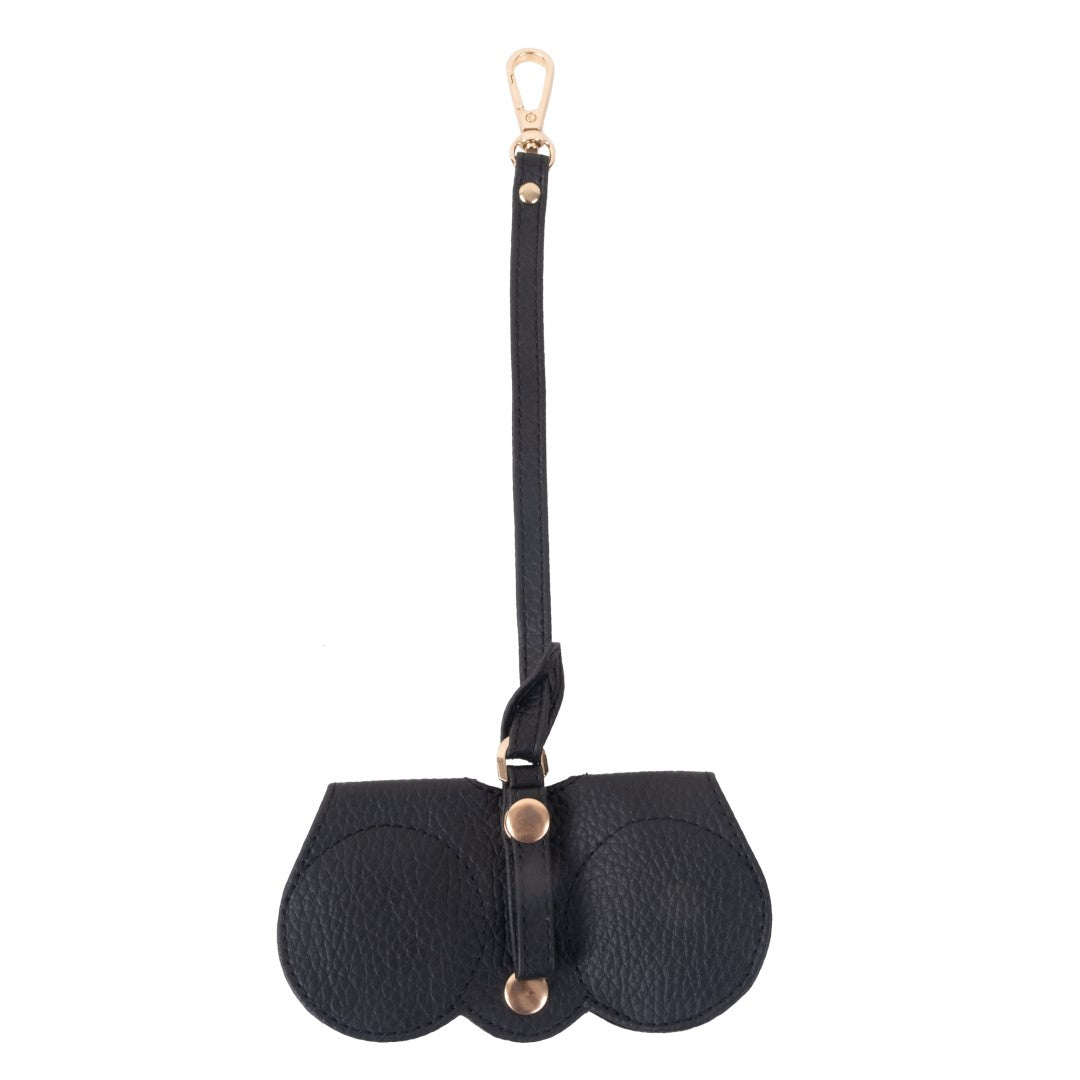 Hand Bag + Sling & Crescent Moon Bag-Eyeglass Case Black(Combo)