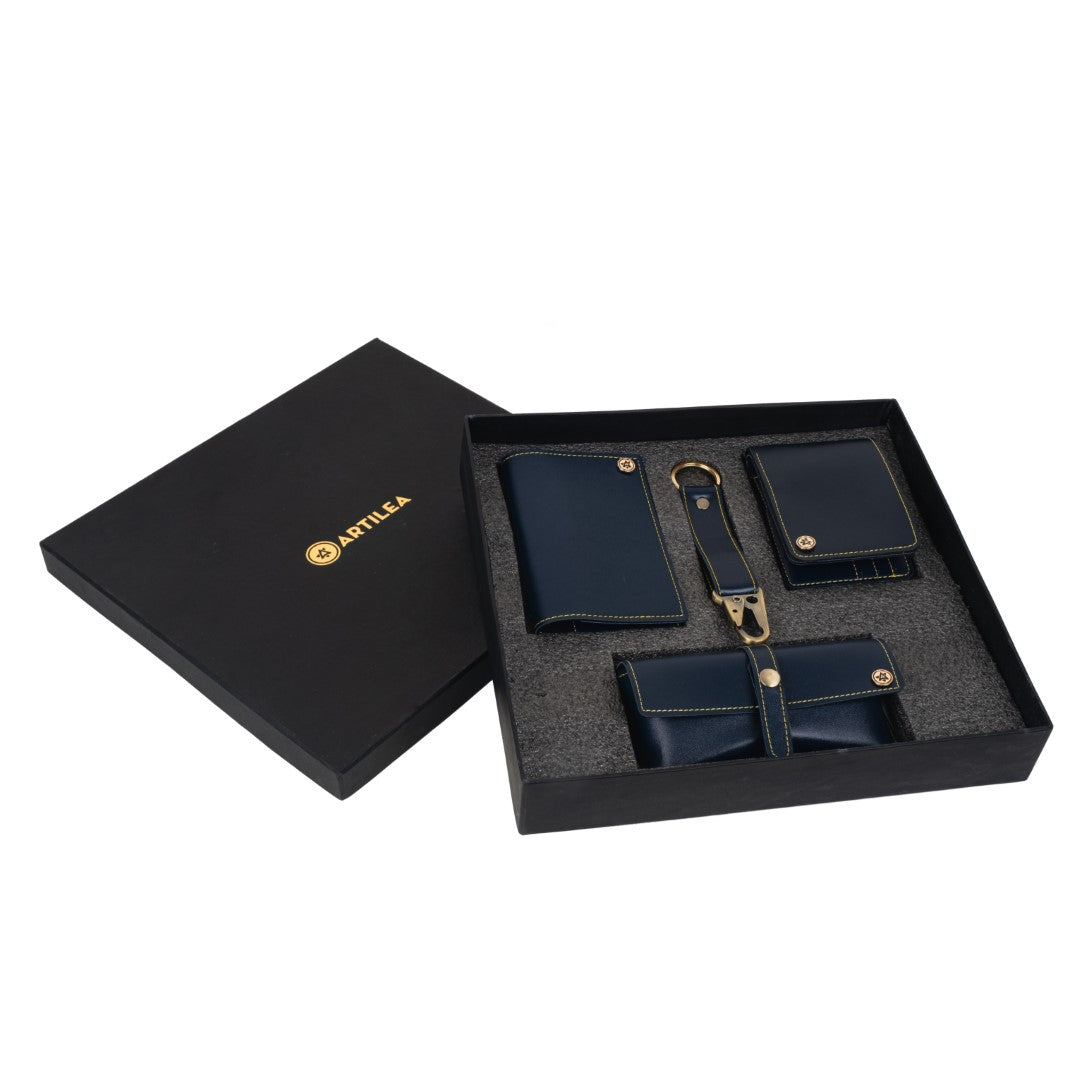 Laptop Backpack & Laptop Bag & Corporate Gift Set Blue(Combo)