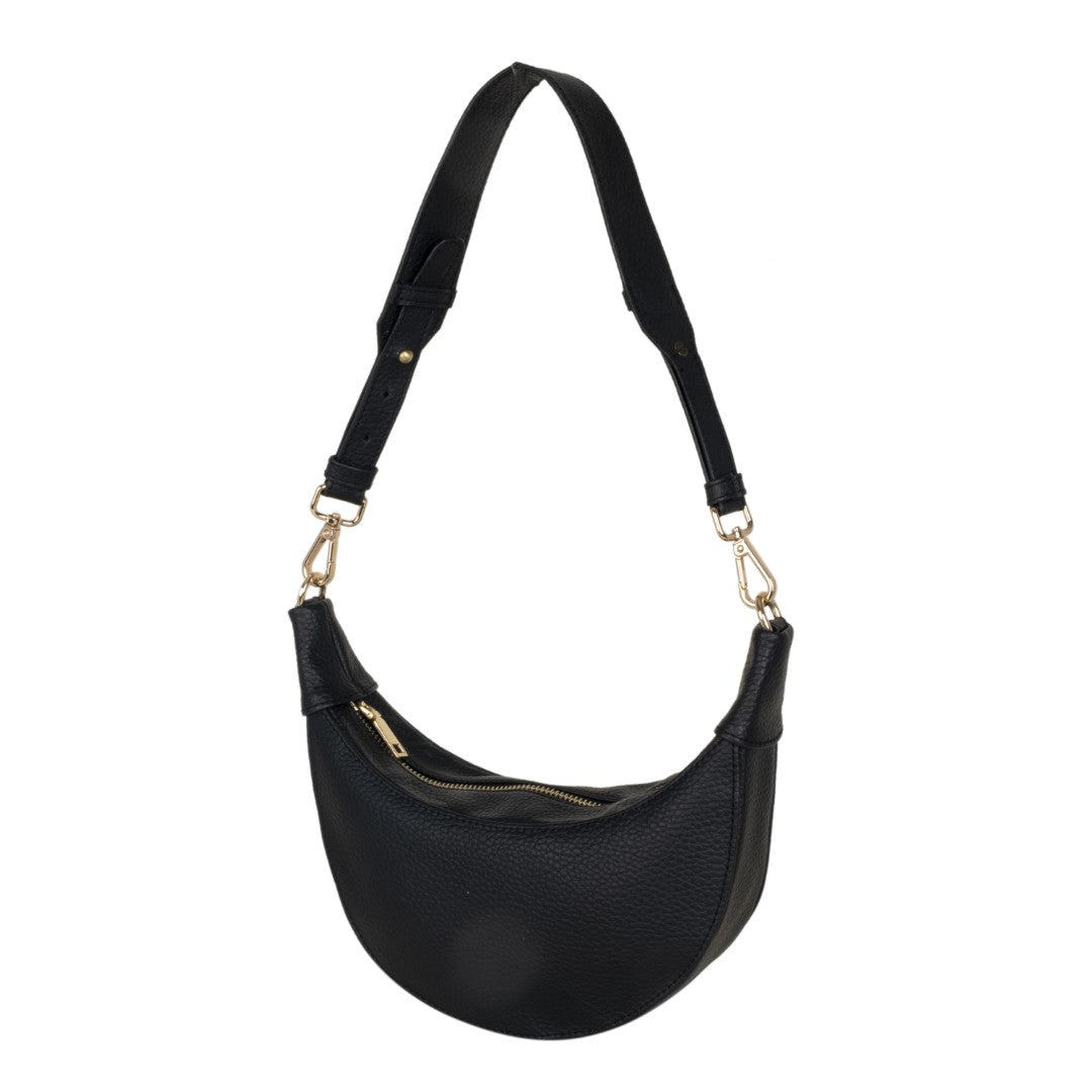 Crecent Moon Bag & Eyeglass Case Black(Combo)