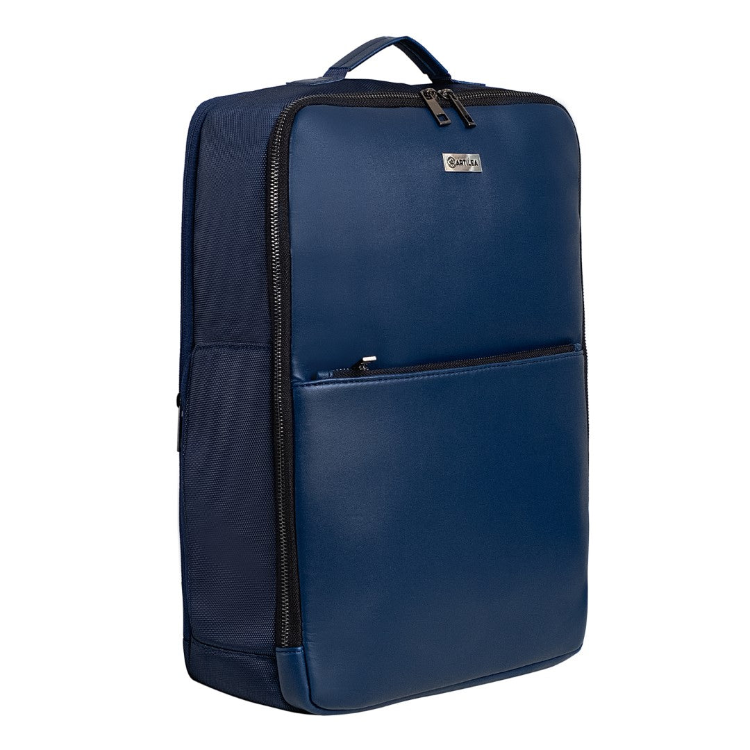 Thorin Backpack & Matty & PU Tote Bag Navy Blue(Combo)