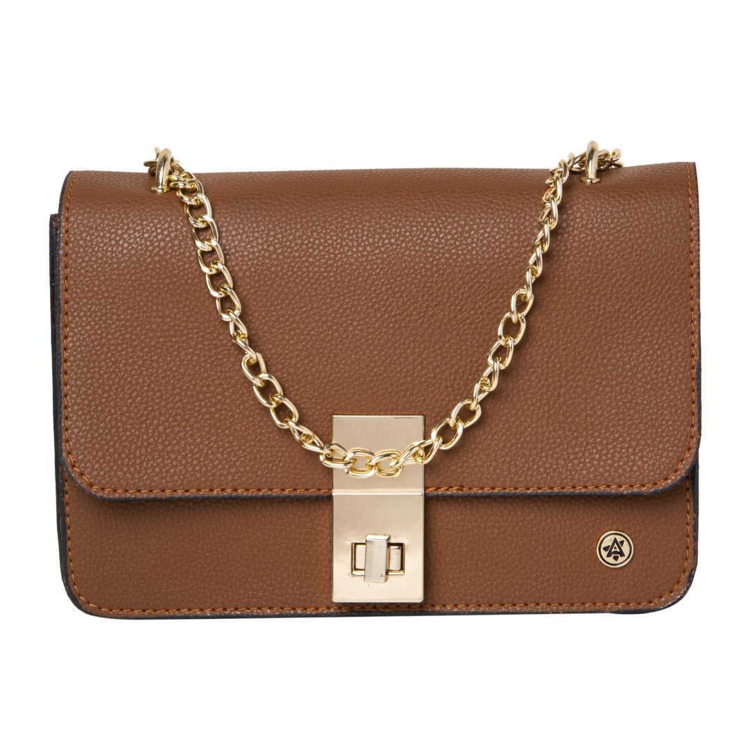 Sling Bag & Wristlet Wallet - Tan(Combo)