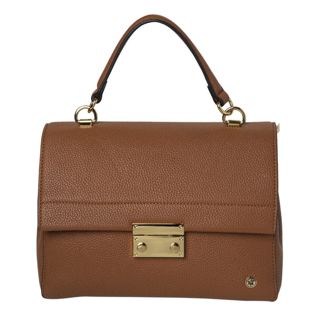 Hand Bag + Sling & Crecent Moon Bag-Eyeglass Case Tan(Combo)